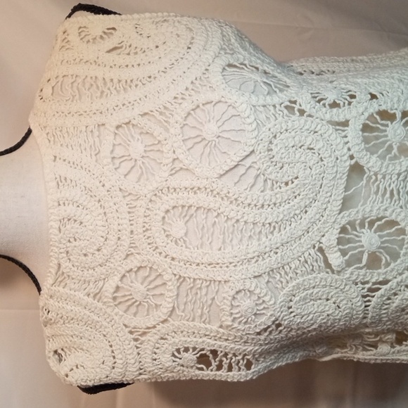 CROCHET LACE TANK/COVER-ALL - Picture 3 of 16